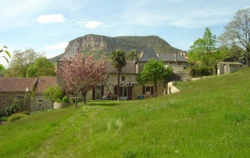 Location de vacances - Gîte à Fontaneilles - Extérieur, le pic de Suèges derrière le gîte