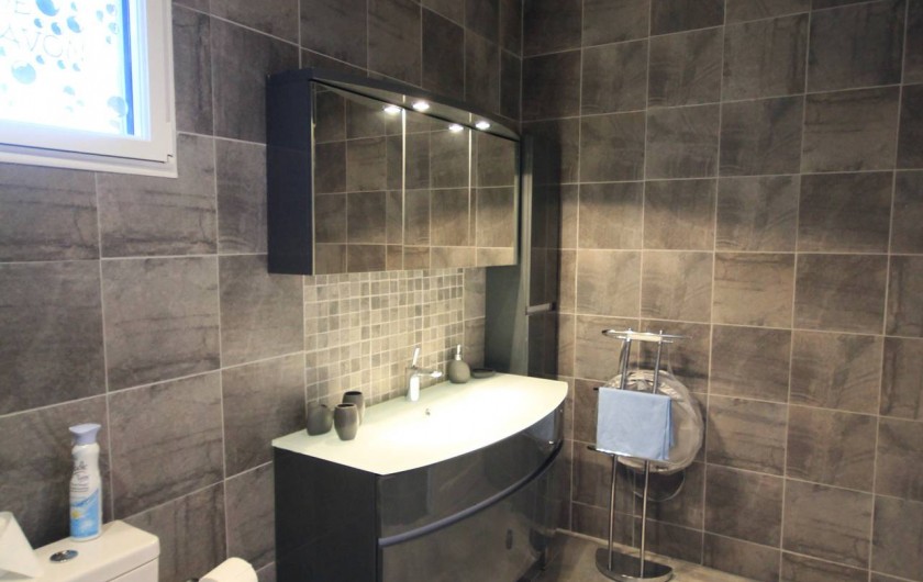 Location de vacances - Gîte à Saint-Martin-aux-Buneaux - Salle de douche