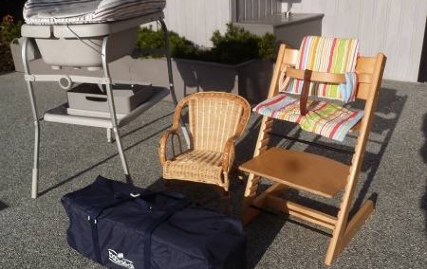 Location de vacances - Gîte à Saint-Martin-aux-Buneaux - Matériel Bébé