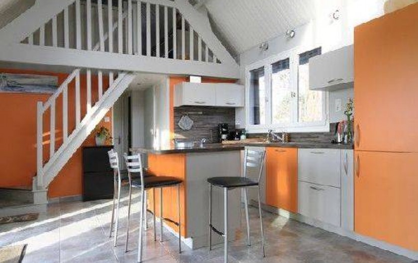 Location de vacances - Gîte à Saint-Martin-aux-Buneaux - Cuisine américaine