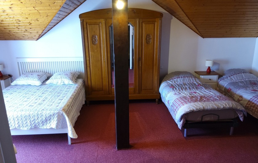 Location de vacances - Gîte à Bussang - Grand Appartement - Grande chambre