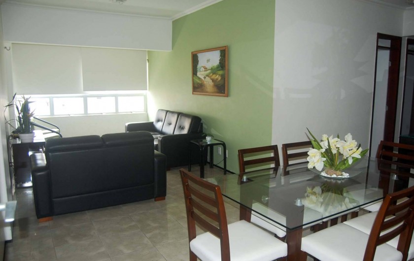 Location de vacances - Appartement à Fortaleza - Salon avec coin repas