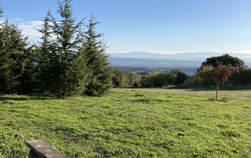 Location de vacances - Chalet à Saissac - vue sur les Pyrénées - séjour ressourçant au cœur de la nature