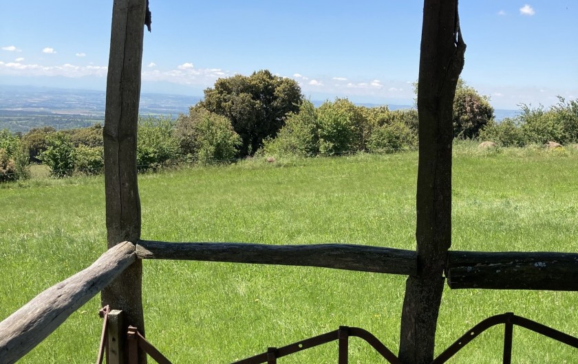 Location de vacances - Chalet à Saissac - vue dégagée et panoramique