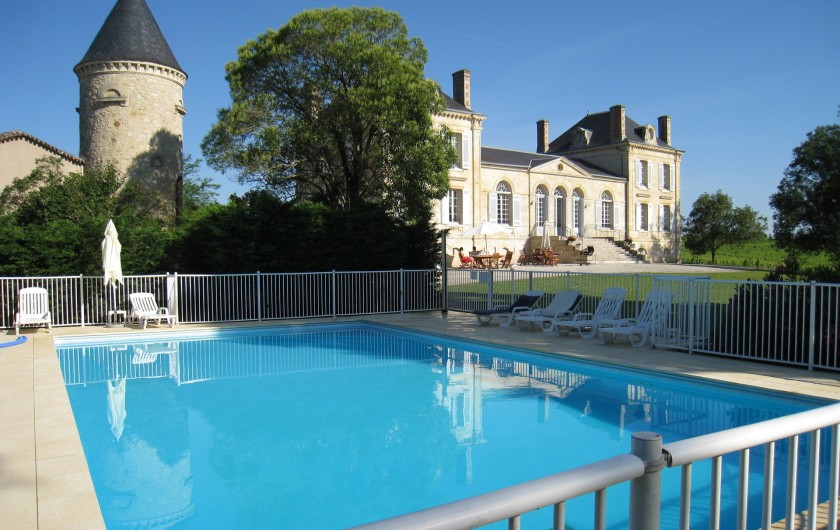 Location de vacances - Château - Manoir à Beychac-et-Caillau - Piscine 7m x 14m
