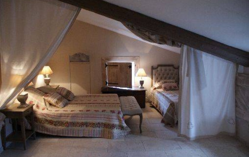 Location de vacances - Maison - Villa à Vallon-Pont-d'Arc - Chambre 3 simple et 1 double 2 ème étage