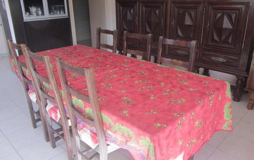 Location de vacances - Appartement à Faverges - salle à manger