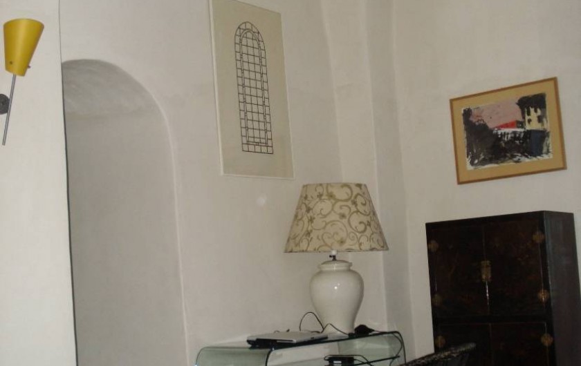 Location de vacances - Maison - Villa à Villedieu - Salon sous voute