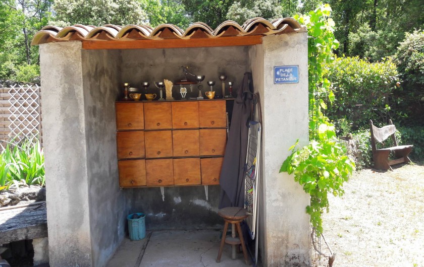 Location de vacances - Maison - Villa à Montauroux - meuble à boules