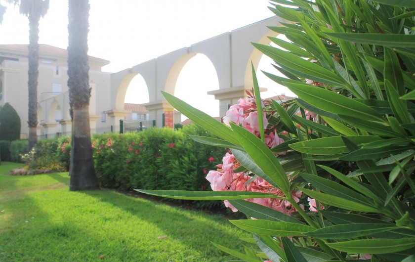 Location de vacances - Maison - Villa à Le Lavandou - entrée piscine
