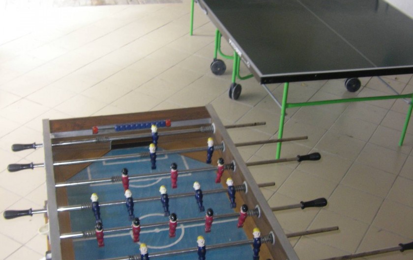 Location de vacances - Chalet à Saint-André-d'Embrun - Salle de jeux
