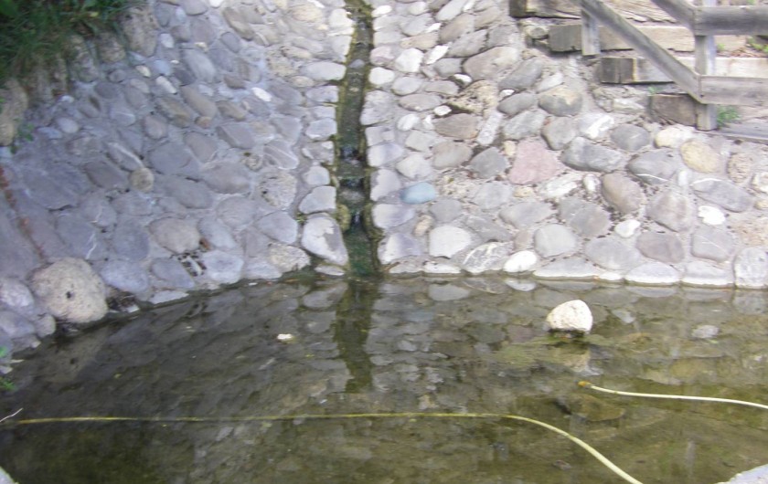 Location de vacances - Chalet à Saint-André-d'Embrun - Fontaine dans le camping