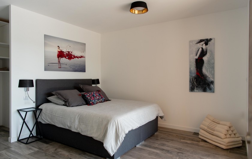 Location de vacances - Villa à Callian - Chambre parentale 1 rdc