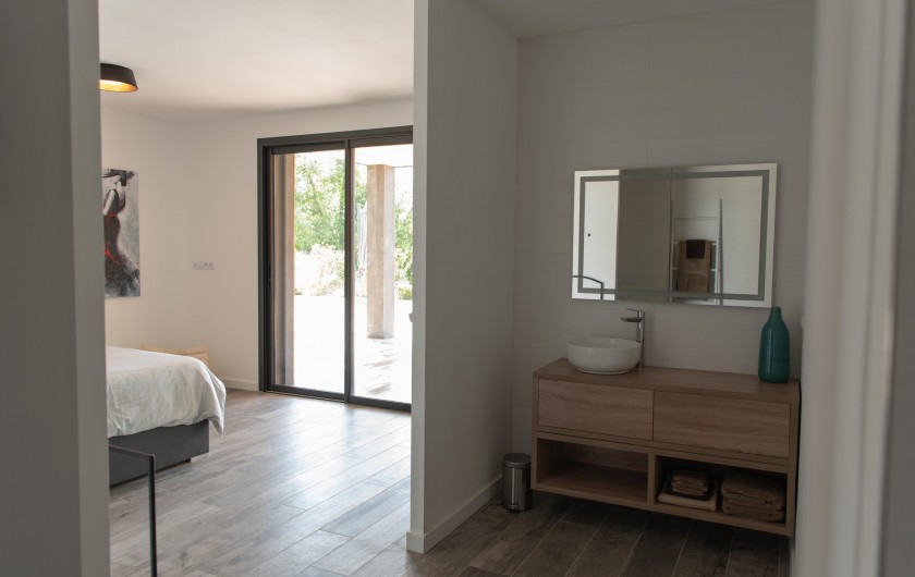 Location de vacances - Villa à Callian - Salle de bain chbre parentale 1 rdc