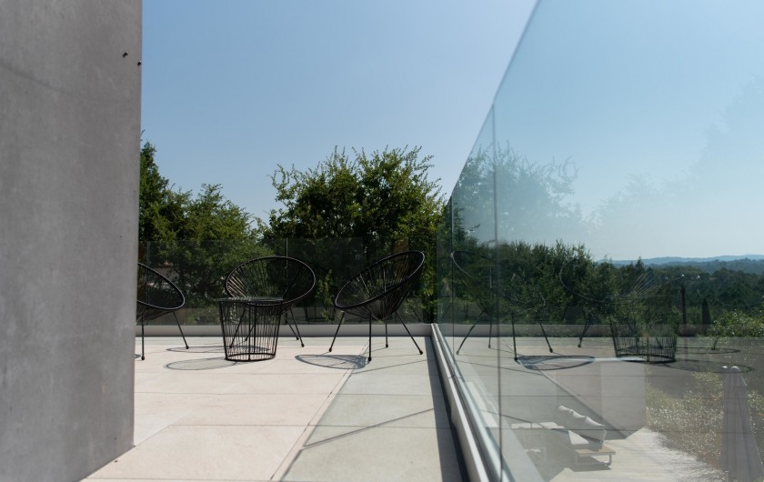 Location de vacances - Villa à Callian - Terrasse extérieure étage