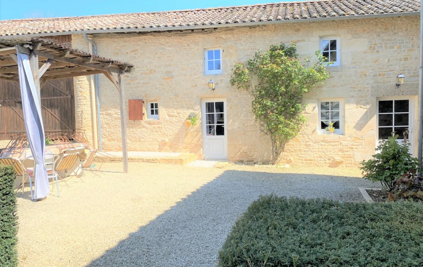 Location de vacances - Gîte à Xaintray - Facade du gîte