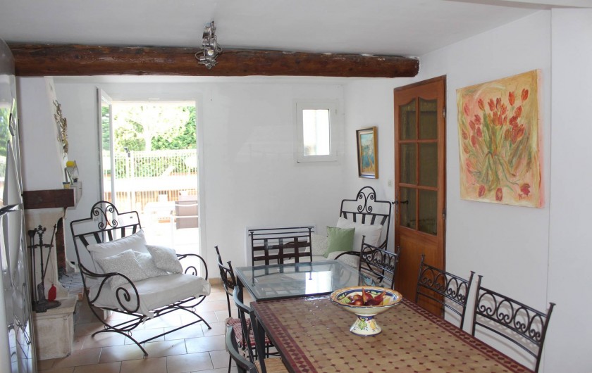 Location de vacances - Mas à Monteux - La salle à manger