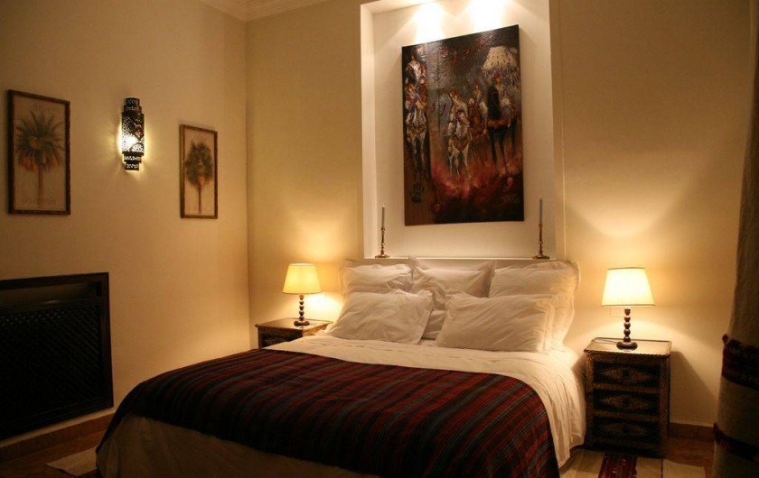 Location de vacances - Villa à Marrakech - Chambre Mexique