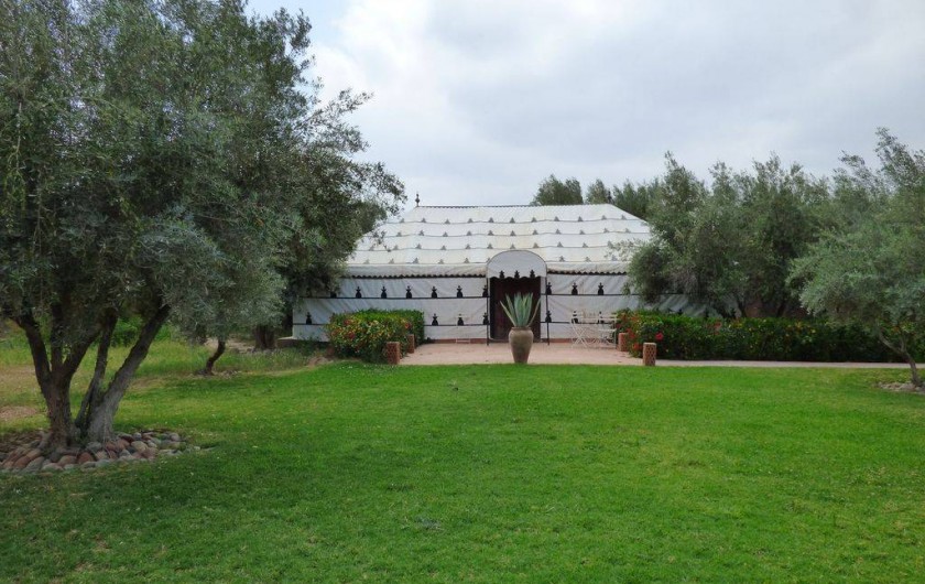 Location de vacances - Villa à Marrakech - La tente caïdale