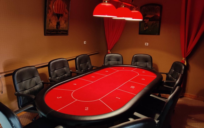 Location de vacances - Villa à Barneville-Carteret - Salle de poker