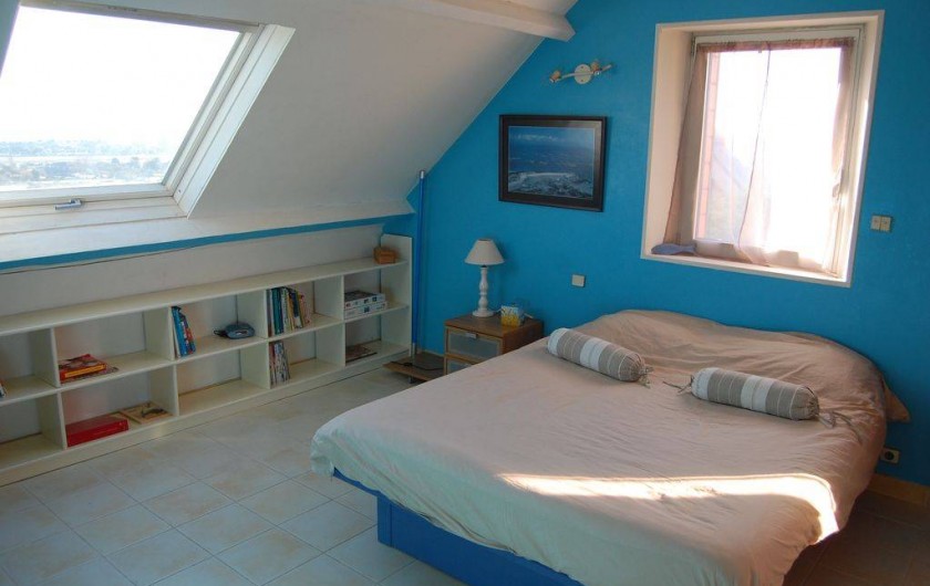 Location de vacances - Villa à Barneville-Carteret - Chambre bleue