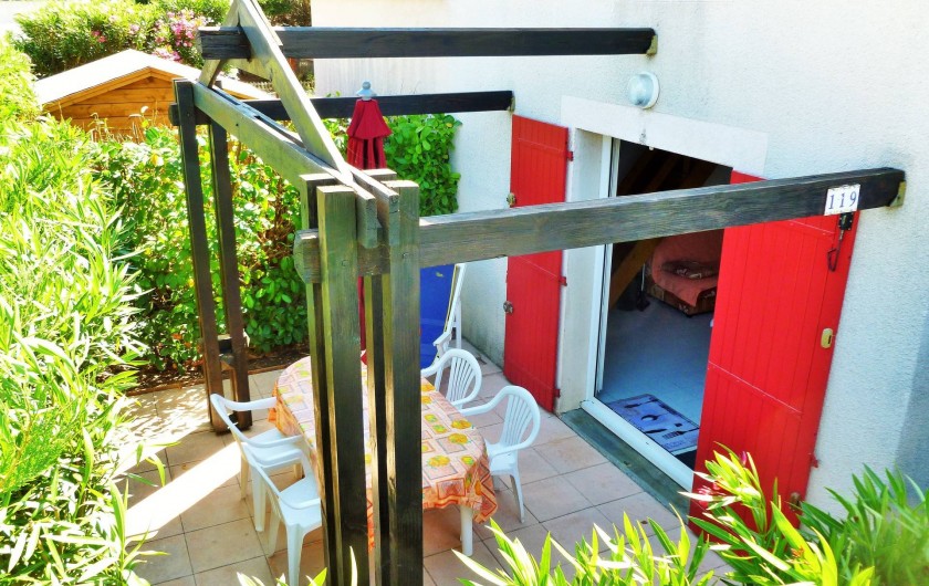 Location de vacances - Maison - Villa à Vic-la-Gardiole - Maison avec 2 chambres à l'étage - la terrasse