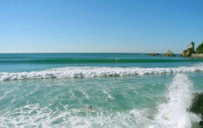 Location de vacances - Camping à Biarritz - Plage des Côte des Basques