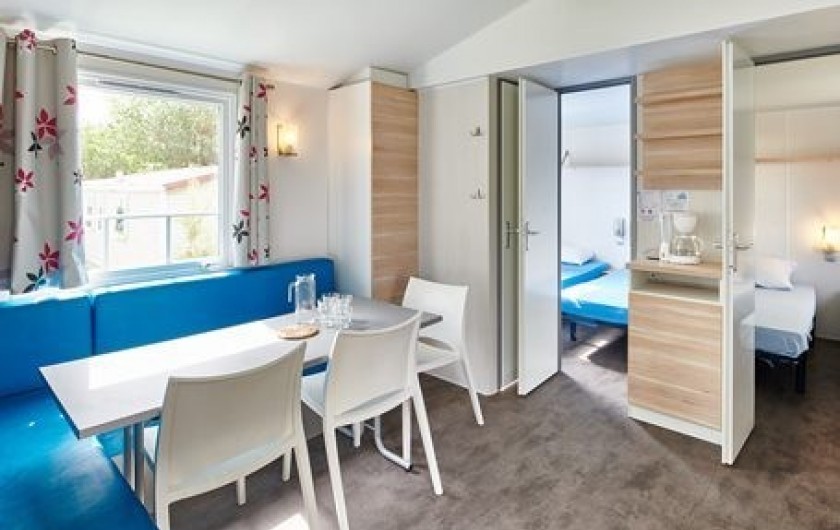 Location de vacances - Camping à Biarritz - Intérieur Mobil home - Biarritz Camping