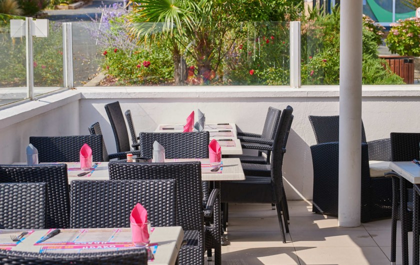 Location de vacances - Camping à Biarritz - La terrasse du restaurant - Biarritz Camping