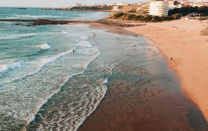 Location de vacances - Camping à Biarritz - Plage de Biarritz