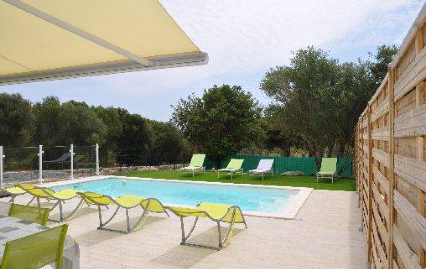 Location de vacances - Villa à Sainte-Lucie de Porto-Vecchio - PISCINE ET TRANS