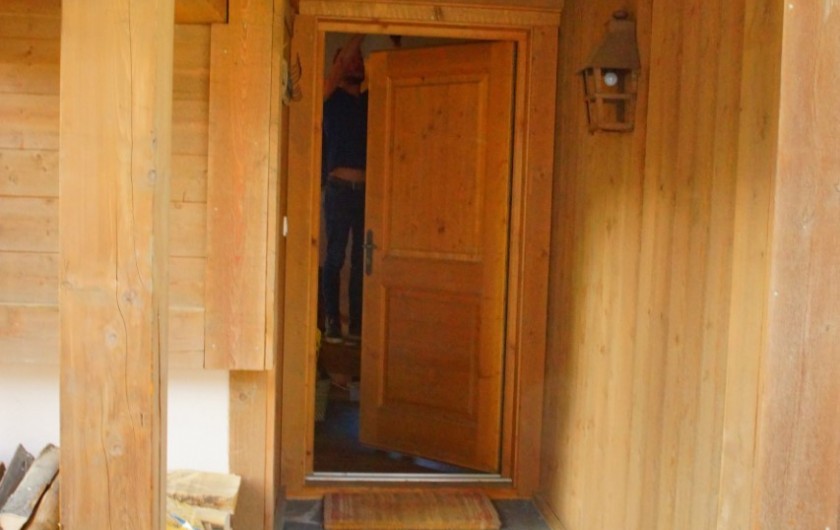 Location de vacances - Chalet à Megève - entrée du chalet