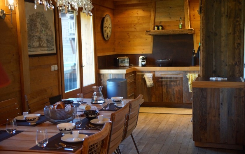 Location de vacances - Chalet à Megève - cuisine tout confort