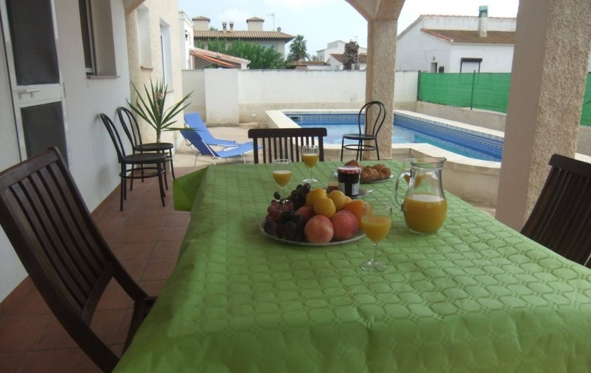 Location de vacances - Chalet à Amposta - térrasse