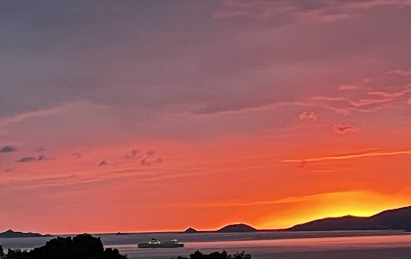 Location de vacances - Villa à Porticcio - Photo non photoshopée prise au printemps 2023