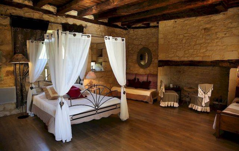 Location de vacances - Chambre d'hôtes à Valojoulx - chambre LES MELILOTS