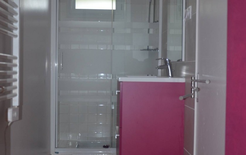 Location de vacances - Gîte à Saint-Romain-sur-Cher - 2éme pièce avec douche et lavabo
