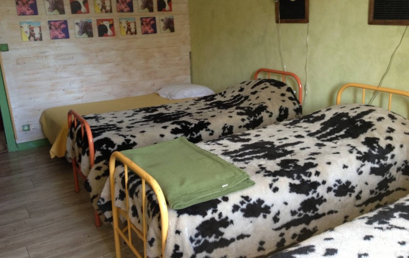 Location de vacances - Gîte à Brouvelieures - Chambre des cousins partie MAISON