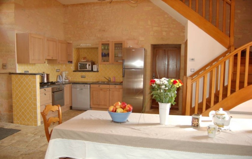 Location de vacances - Gîte à Saint-Médard-d'Excideuil - Coin cuisine gîte La Girouette