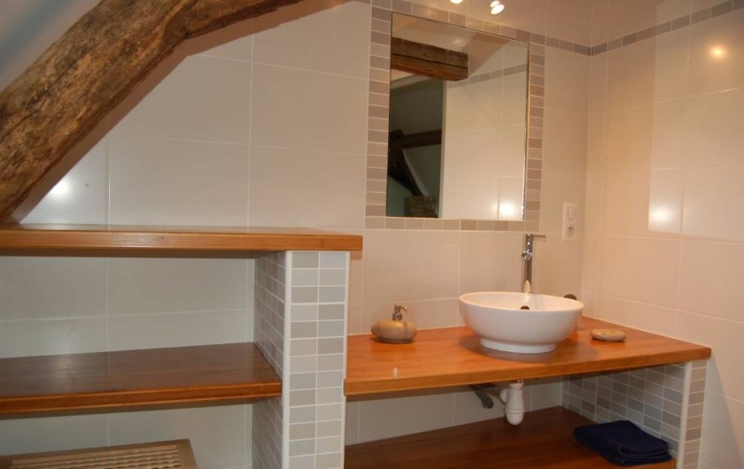Location de vacances - Gîte à Saint-Médard-d'Excideuil - Salle d'eau chambre 6