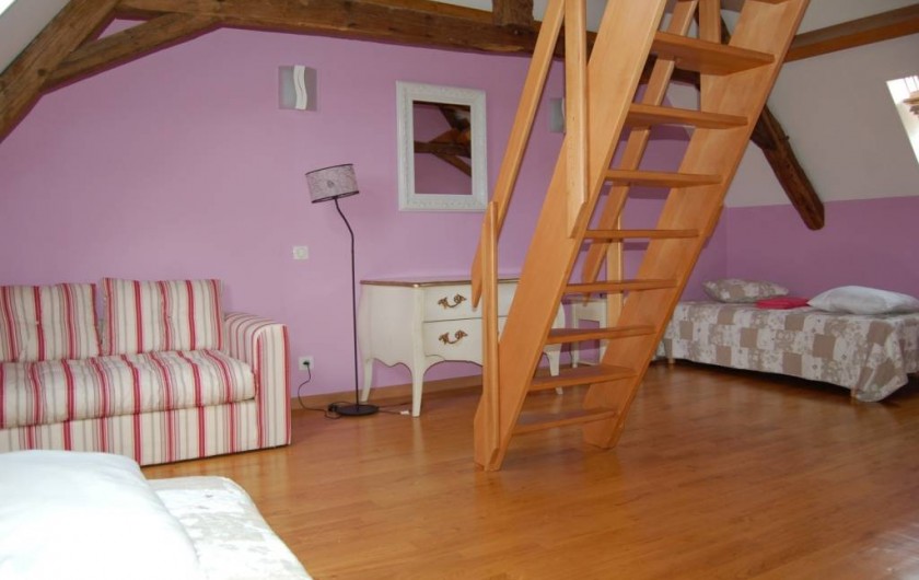 Location de vacances - Gîte à Saint-Médard-d'Excideuil - Chambre 7 duplex avec mezzanine gîte Les Figuiers