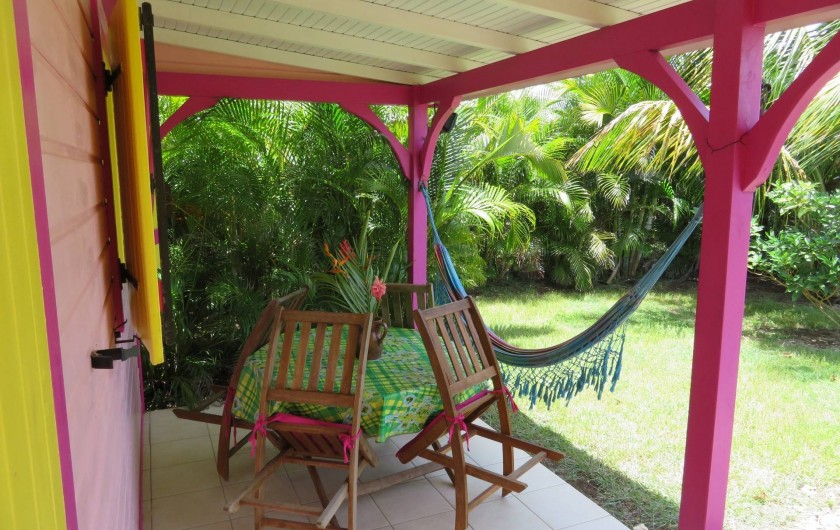 Location de vacances - Gîte à Le Moule - Vue de la terrasse pour le farniente