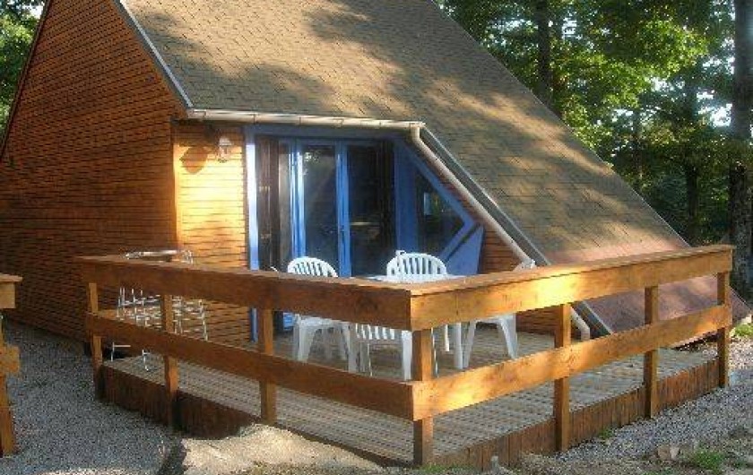 Location de vacances - Chalet à Champagnat - chalet ''confort'', pour 4/5 personnes : 88€ nuitée 550€ semaine.