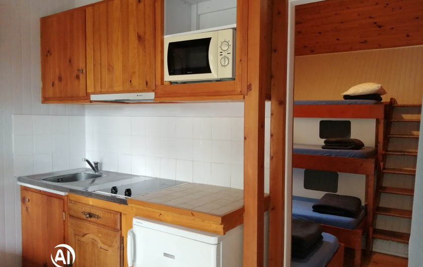 Location de vacances - Chalet à Champagnat - Kitchenette dans chalet pour 6 personnes