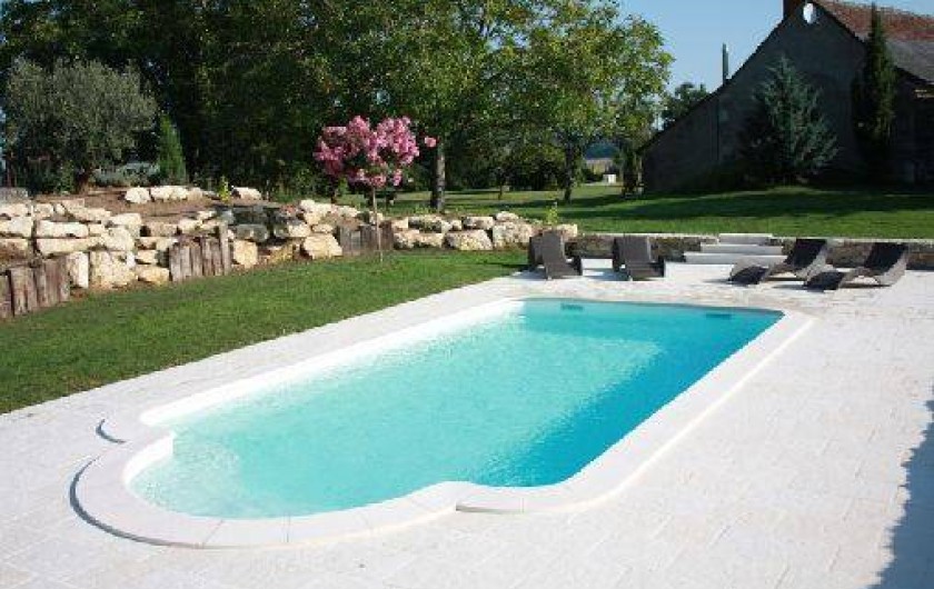 Location de vacances - Maison - Villa à Draché - Psicine avec abris-bas - Privative- 9 x 8 x 1.50