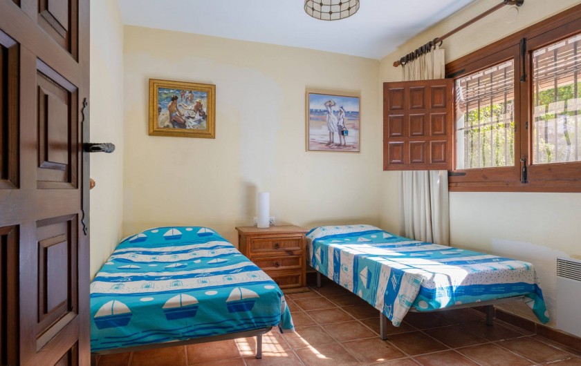 Location de vacances - Villa à Xàbia - CHAMBRE AVEC 2 LITS SIMPLES