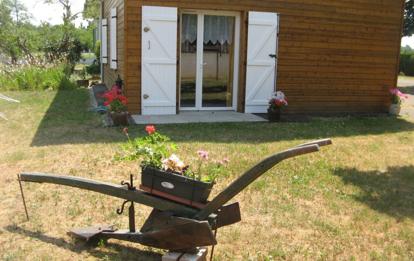 Location de vacances - Chalet à Morcenx Bourg - entrée du gîte