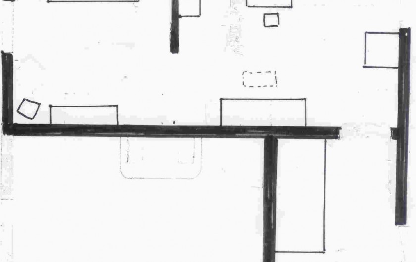 Location de vacances - Chalet à Morcenx Bourg - plan du gîte