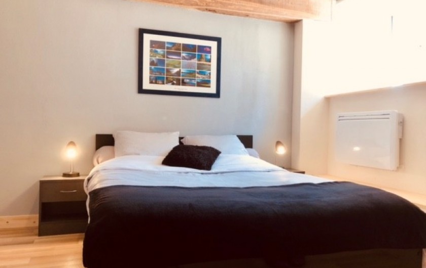 Location de vacances - Appartement à Chauvet - Chambre avec grand lit (160X200)
