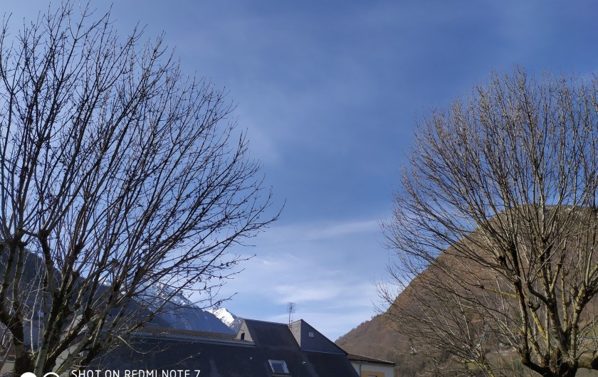 Location de vacances - Studio à Saint-Lary-Soulan - vue depuis le canapé